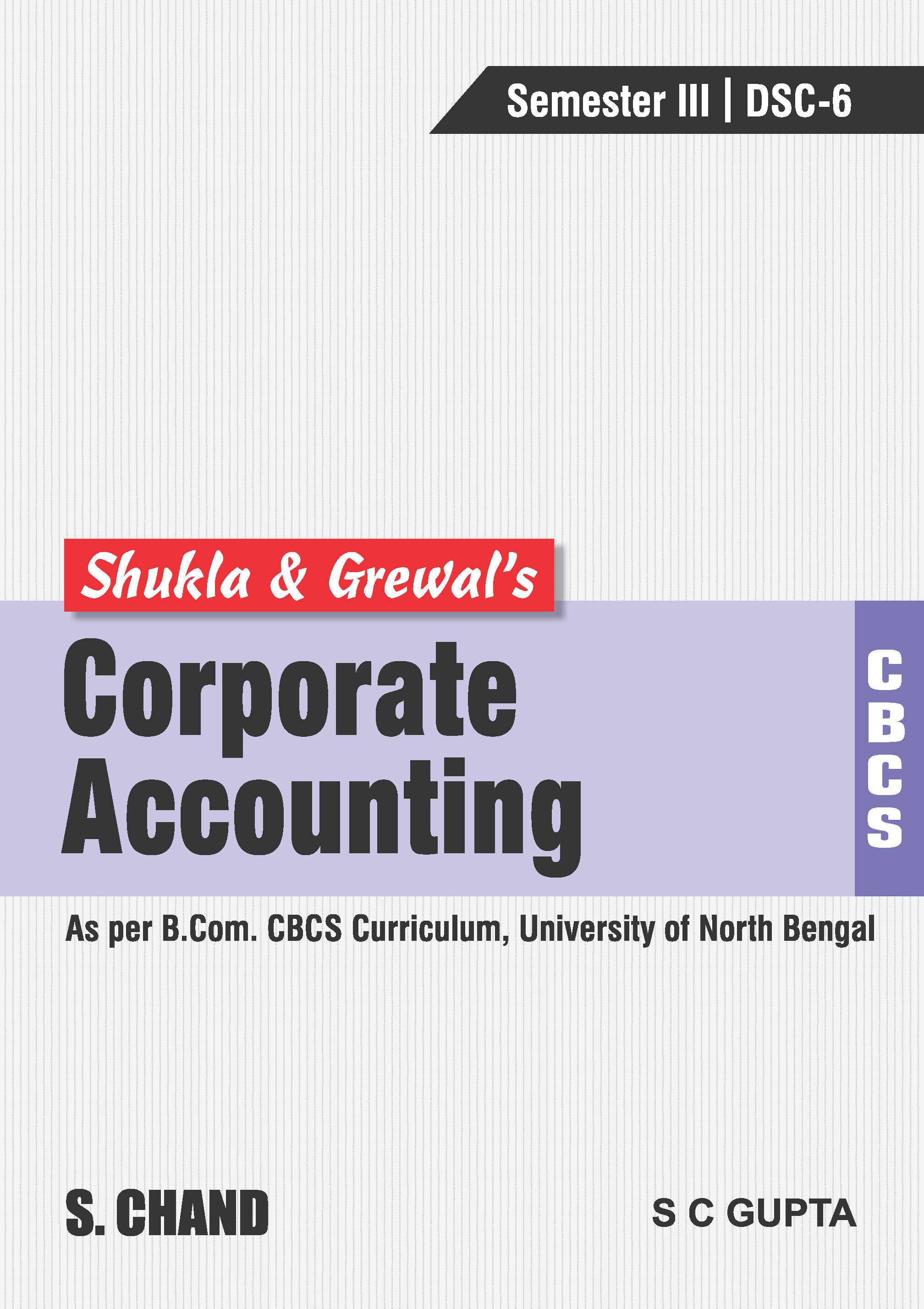 Corporate Accounting [CBCS NBU]