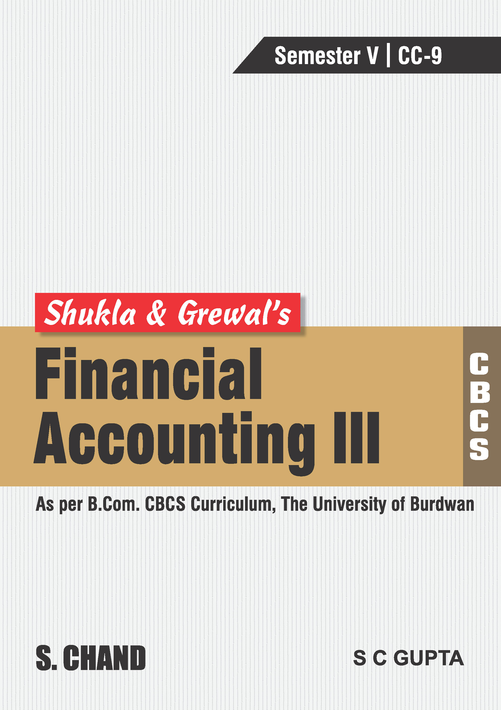 Financial Accounting III [CBCS BAWN]
