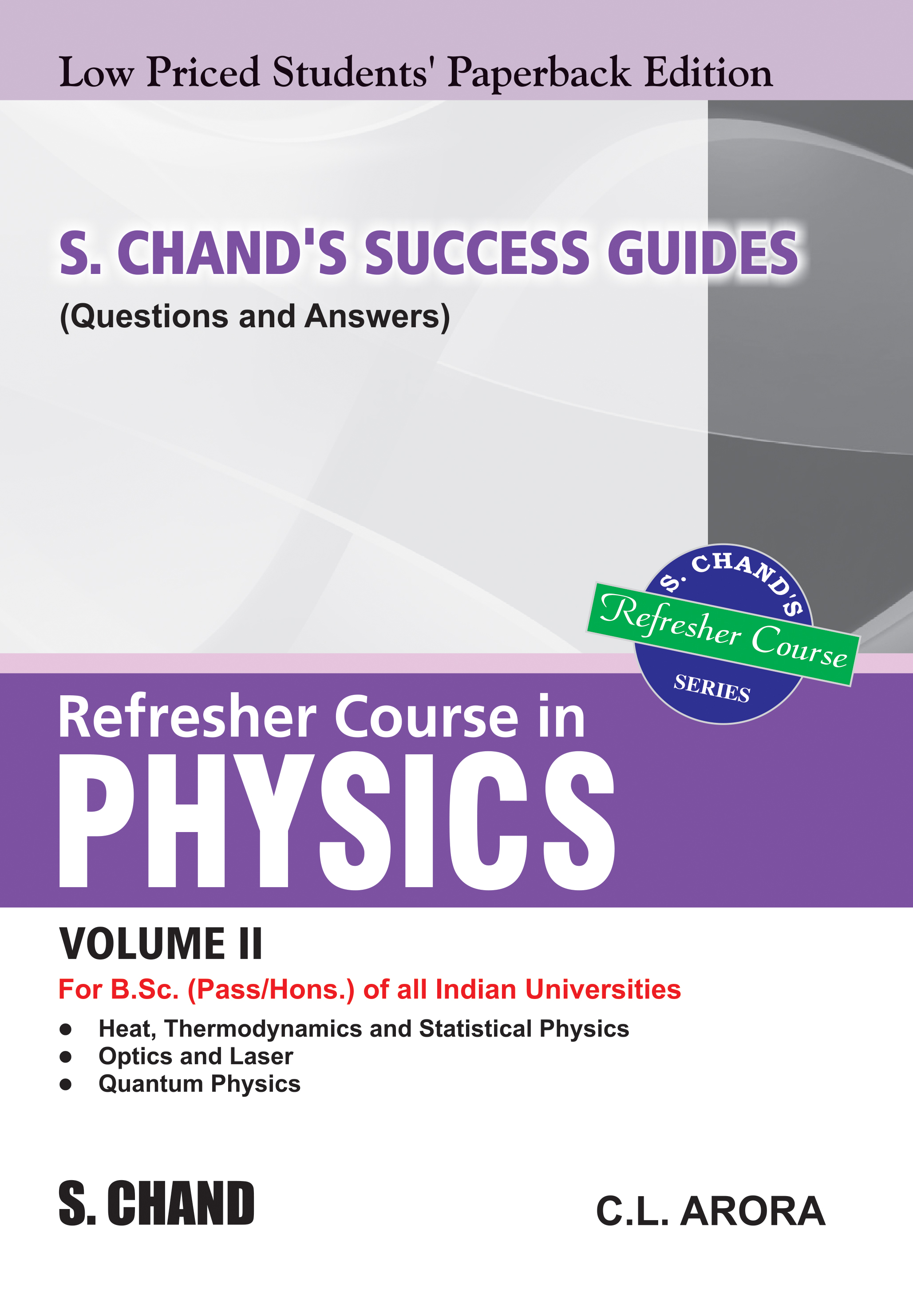 Refresher Course in B.Sc. Physics Vol. II (LPSPE)