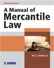 A Manual of Mercantile Law