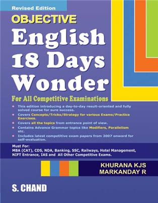 Objective English 18 Days Wonder