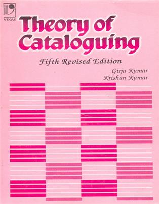 Theory of Cataloguing