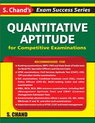 QUANTITATIVE APTITUDE FOR COMPETITIVE EXAMINATIONS