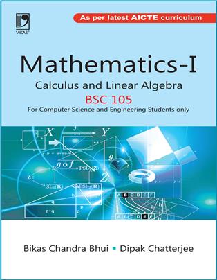 Mathematics-I Calculus and Linear Algebra (BSC-105) (For Computer Science & Engineering Students only)