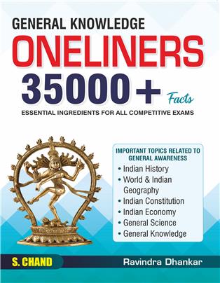 General Knowledge Oneliners 35000+ Facts: For all Competitive Exams