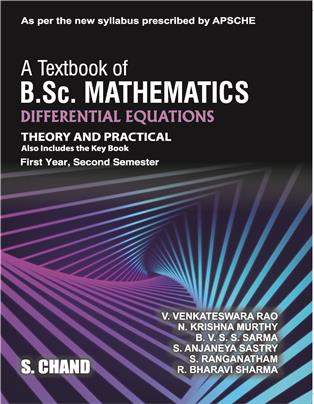 A Textbook of B.Sc. Mathematics 1st Year, 2nd Semester | Differential Equations - APSCHE