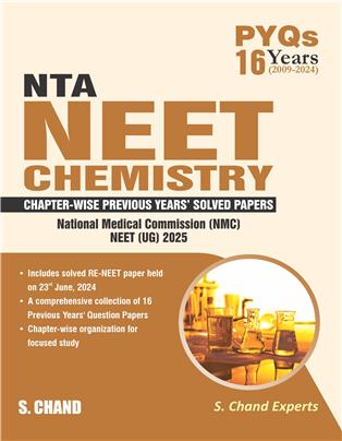 PYQs 16 Years (2009-2024) NTA NEET Chemistry: As per the New Syllabus 2025
