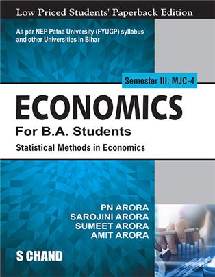 Economics Semester III: MJC-4 For B.A Students | Statistical Methods in Economics - NEP 2020 Bihar