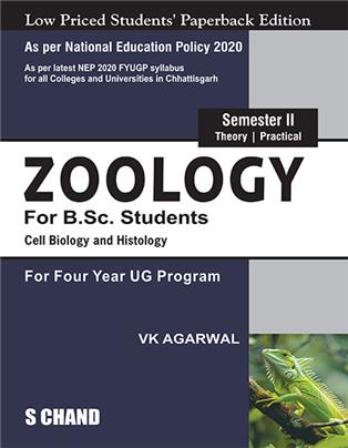 Zoology for B.Sc. Students Semester II | Cell Biology and Histology | For Four Year UG Program - NEP 2020 Chattisgarh