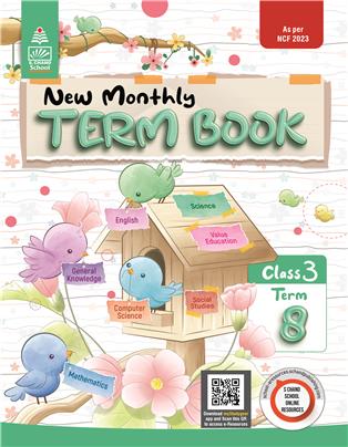 New Monthly Term Book Class 3 Term 8