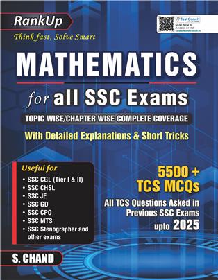 RankUp Mathematics for all SSC Exams with Detailed Explanations & Short Tricks | 5500+ TCS MCQs | PYQ