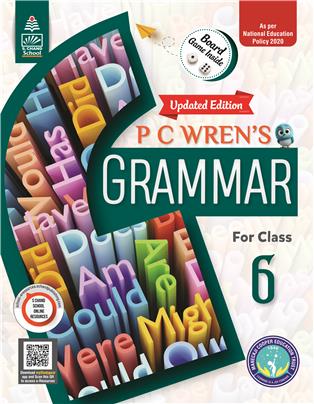 Updated Edition P C Wren’s Grammar for Class 6 with Board game