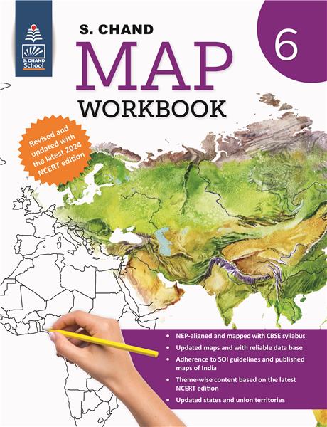 S Chand Map Workbook 6 | S.Chand Publishing