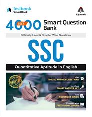 Best 4000 Smart Question Bank SSC Quantitative Aptitude in English, 1/e 