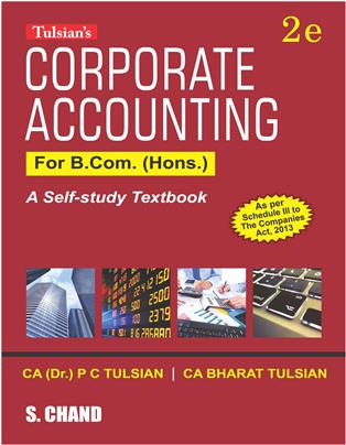 TULSIAN’S CORPORATE ACCOUNTING – FOR B.COM. (HONS.)