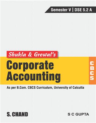 Corporate Accounting [CBCS CU]