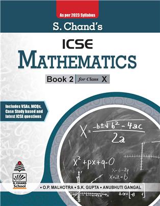 S Chand's ICSE Maths Book II Class-X