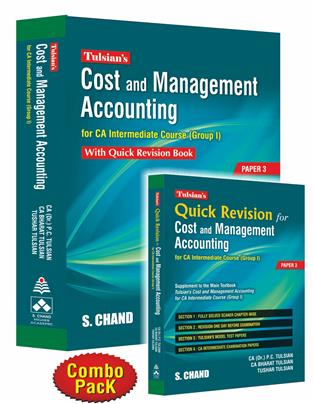 Tulsian’s Cost & Management Accounting for CA Intermediate Course (Group I): With Quick Revision Book [Paper 3] Combo Pack