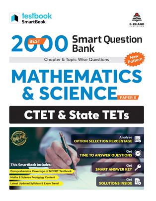 Best 2000 Smart Question Bank Mathematics & Science Paper II: CTET & State TETs