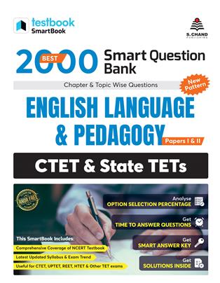 Best 2000 Smart Question Bank English Language & Pedagogy Papers I & II CTET & State TETs