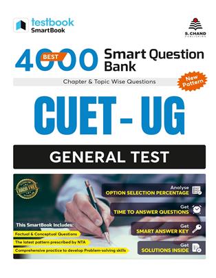 Best 4000 Smart Question Bank CUET-UG General Test: New Pattern
