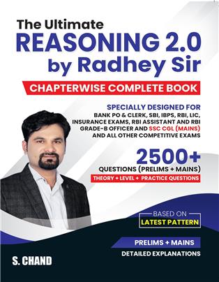 The Ultimate Reasoning 2.0 by Radhey Sir : Chapterwise Complete Book