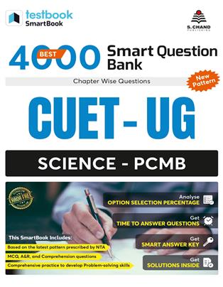 Best 4000 Smart Question Bank CUET-UG Science PCMB