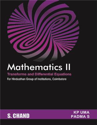 Mathematics II : Transforms and Differential Equations For Hindusthan Group of Institutions, Coimbatore