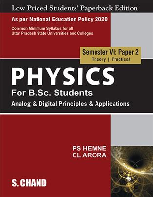 Physics For B.Sc. Students Semester VI: Paper 2 | Analog & Digital Principles & Applications - NEP 2020 Uttar Pradesh