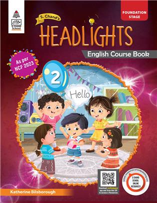 S Chand's Headlights Class 2 English Course Book