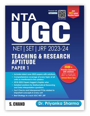 NTA UGC NET /SET/JRF 2023-24 Teaching & Research Aptitude Paper 1 | 3500+ Practice Question with Solutions