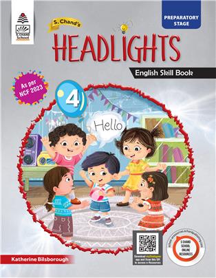 S Chand's Headlights Class 4  English Skill Book