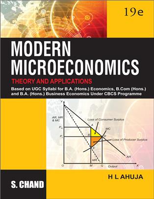 MODERN MICROECONOMICS: THEORY AND APPLICATIONS, 19/e 