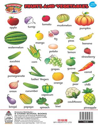 Chart: Fruits and Vegetables