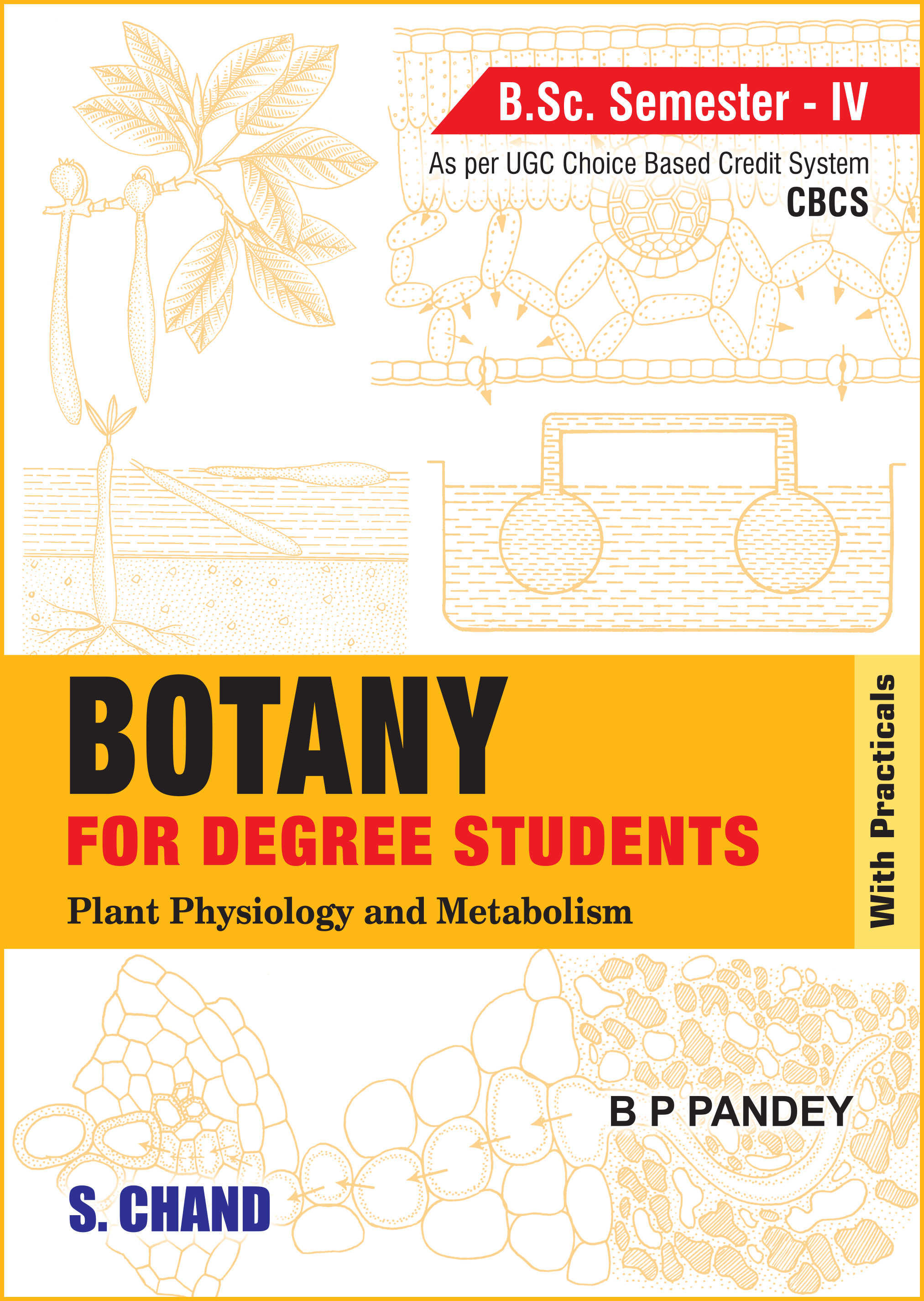 Botany for Degree Students (B.Sc. Sem.IV, As per CBCS) by B P Pandey