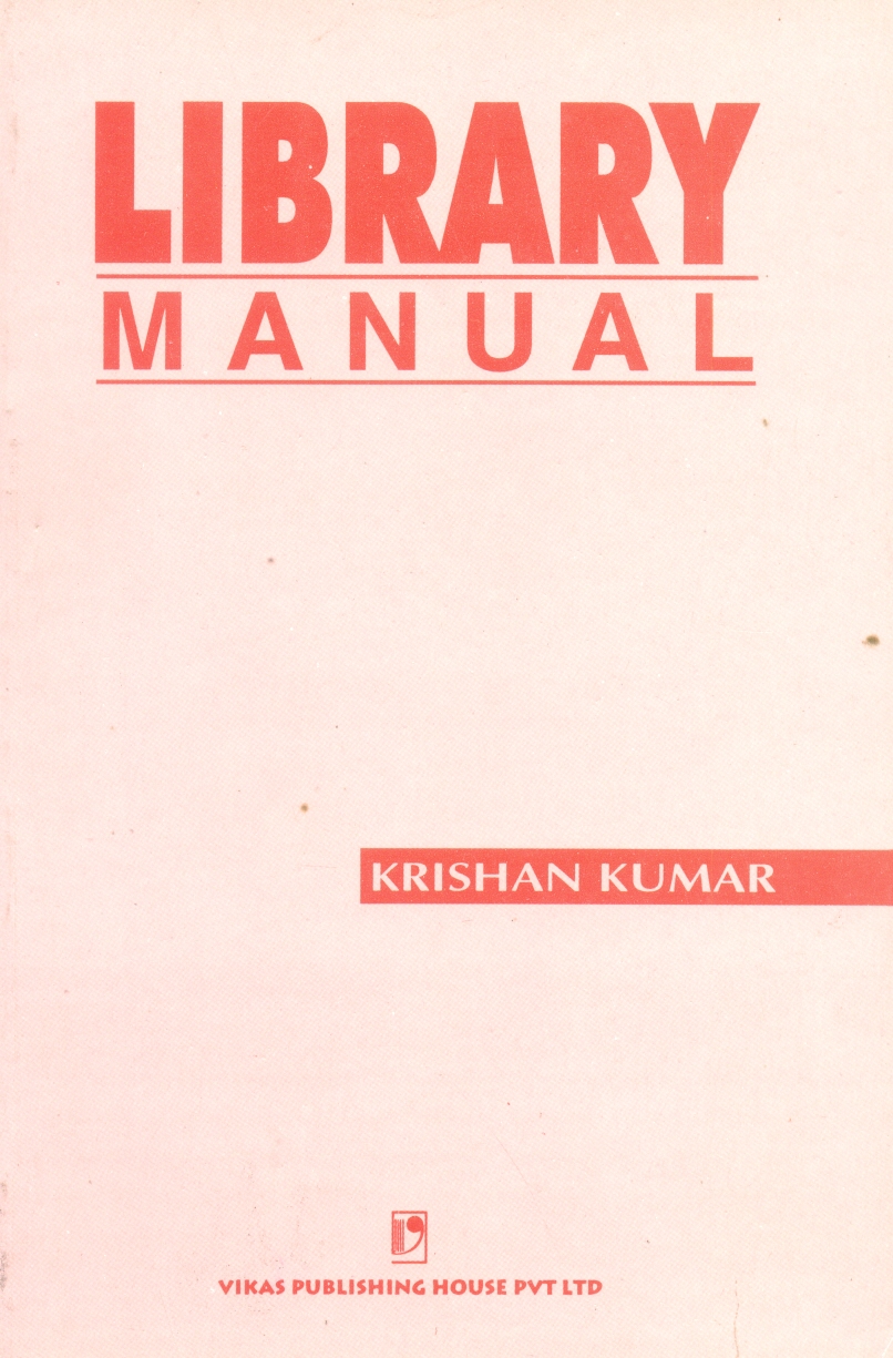 Library Manual by Krishan Kumar