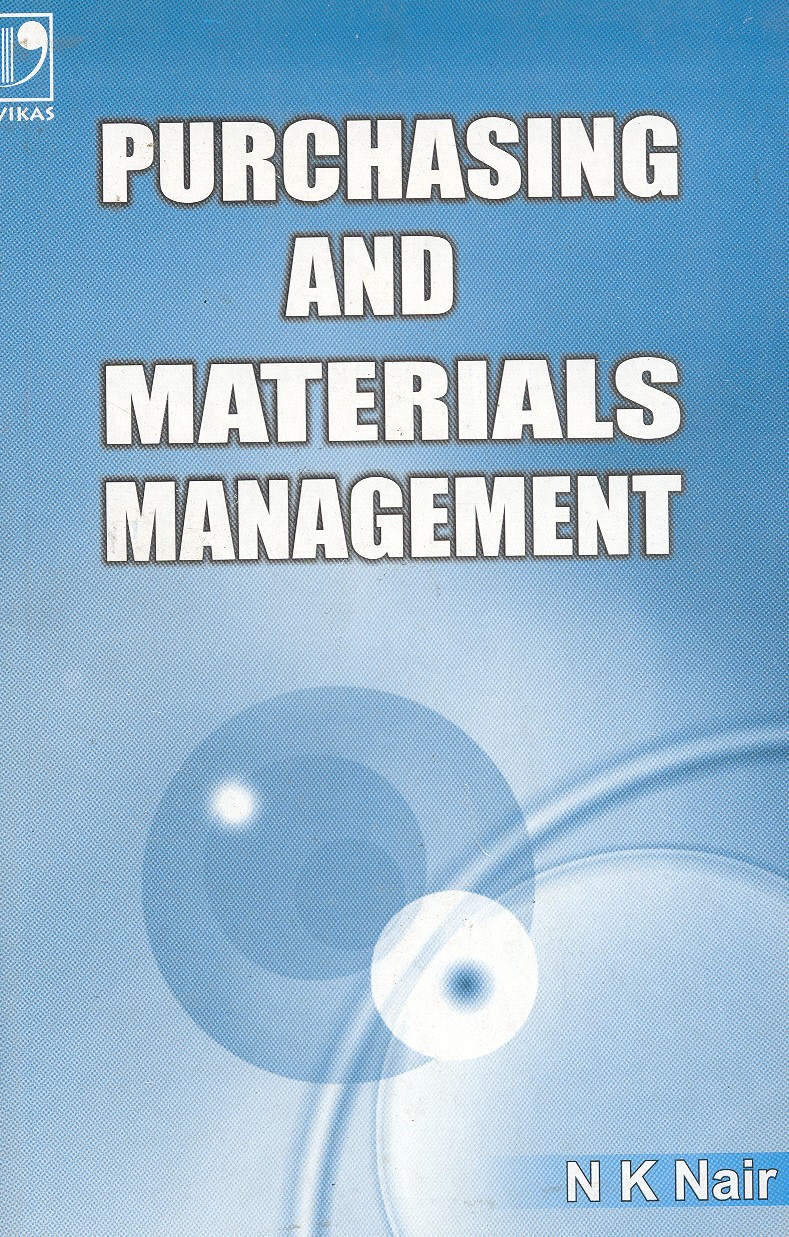 Purchasing and Materials Management By N K Nair