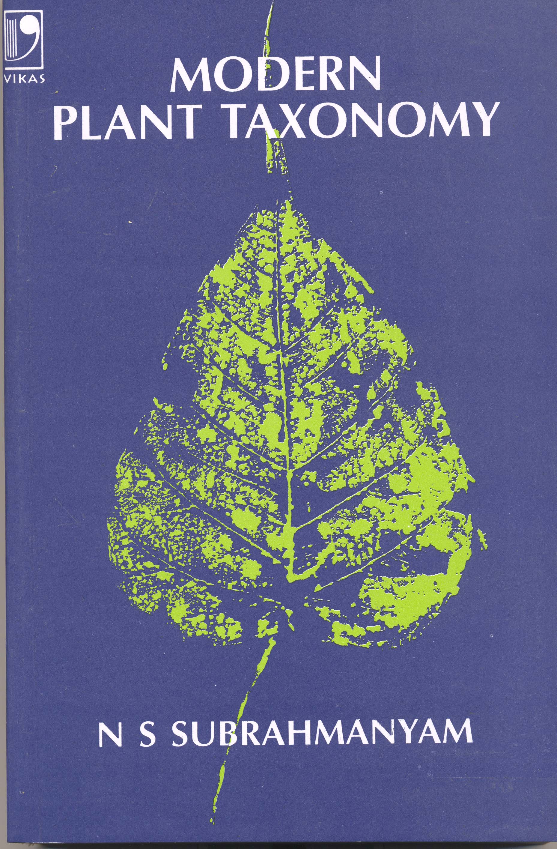 Modern Plant Taxonomy By N S Subrahmanyam